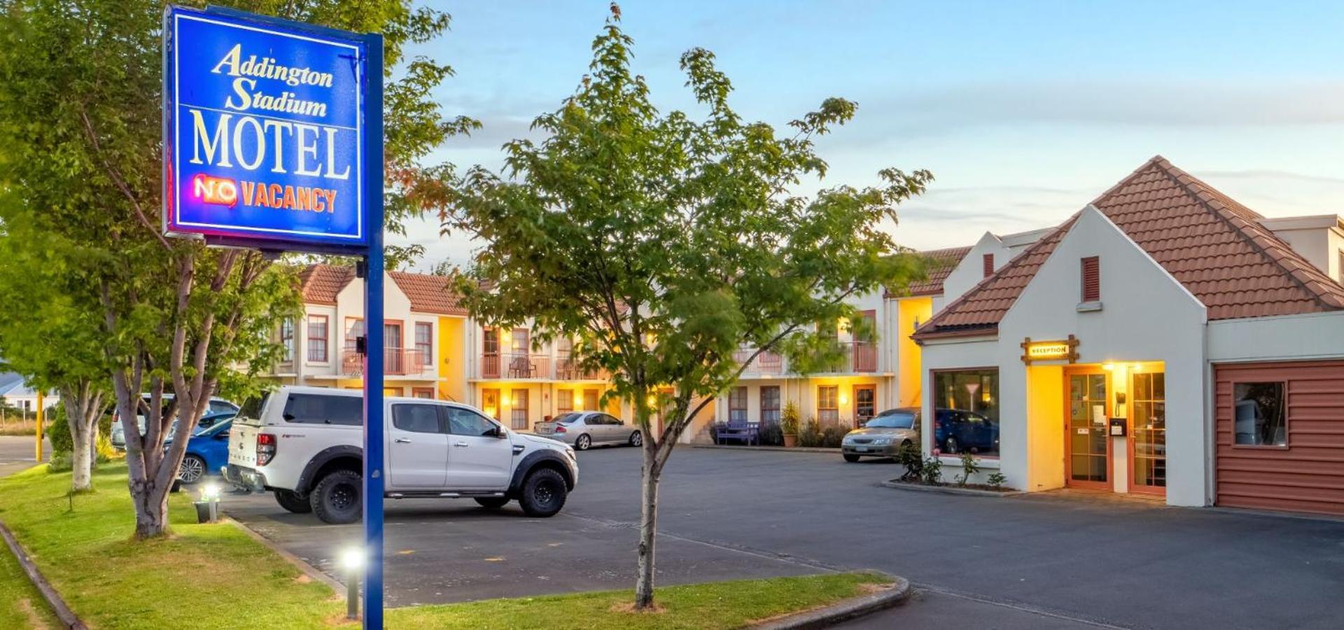Addington Stadium Motel クライストチャーチ エクステリア 写真